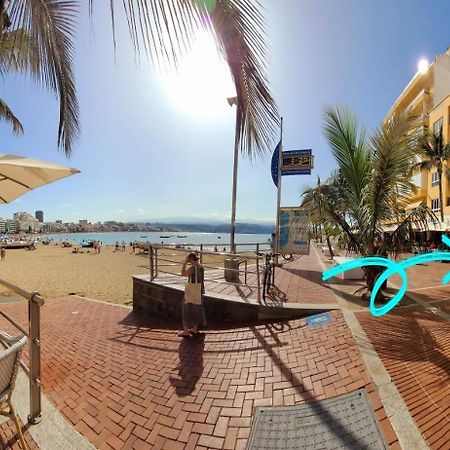 Casita Canaria Playa Beachfront Access & Lateral Ocean View With Terrace 라스팔마스 외부 사진