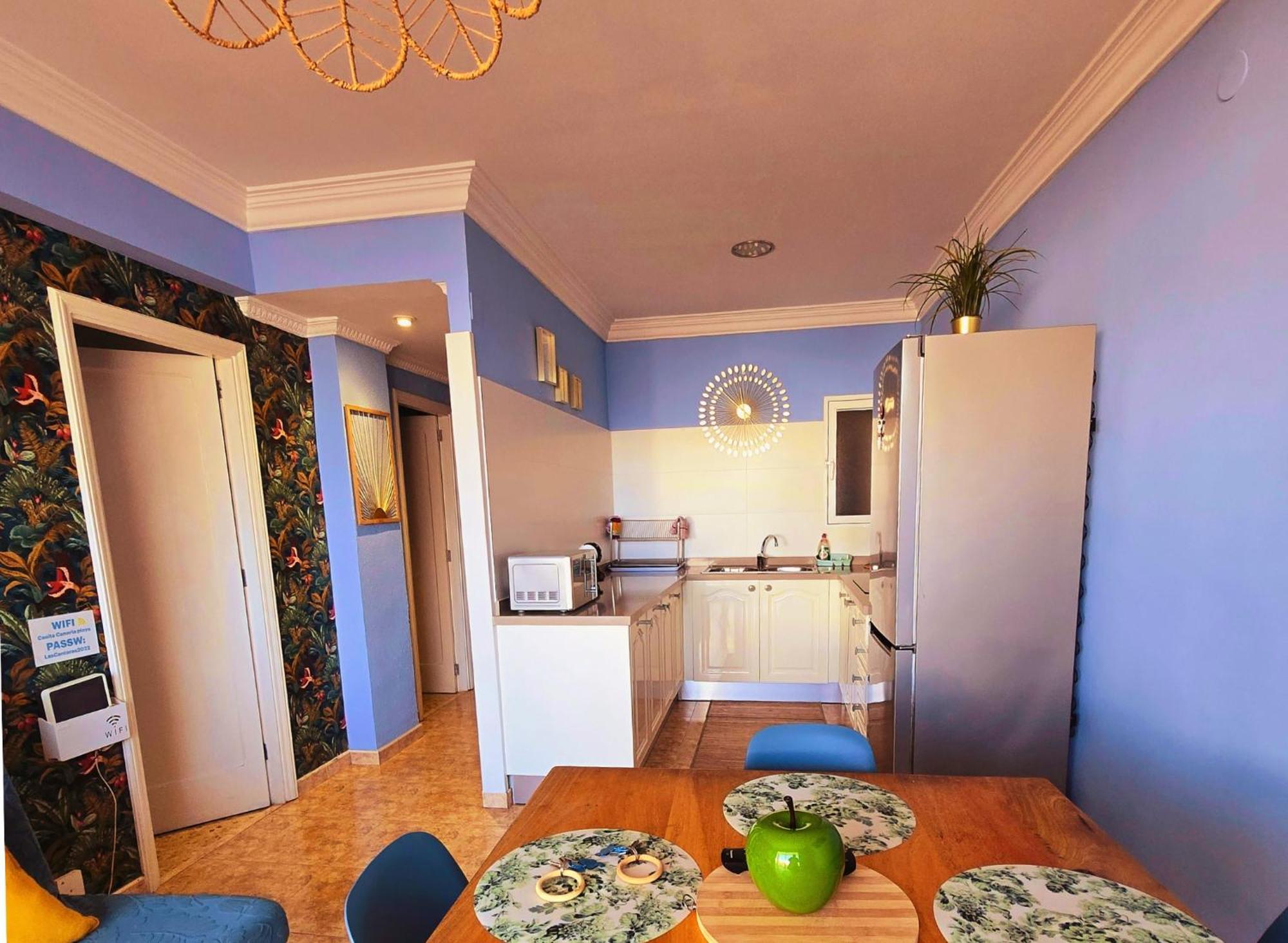 Casita Canaria Playa Beachfront Access & Lateral Ocean View With Terrace 라스팔마스 외부 사진